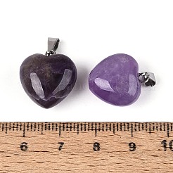 Подвески из натурального аметиста &nbsp;G-T143-49E