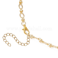 Ожерелья из овальных звеньев латуни толщиной 5 мм для женщин&nbsp;NJEW-JN05562