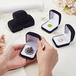 Пластиковая обложка с бархатными упаковочными коробками для брошей&nbsp;VBOX-WH0012-04B