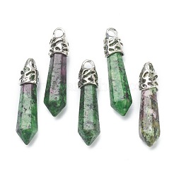 Pendentifs pointus en jade blanc naturel&nbsp;G-E332-C32