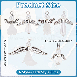 48 шт. 6 подвески из сплава&nbsp;PALLOY-AR00032