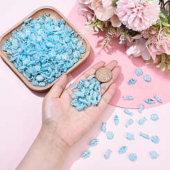 Ремесло стиль прозрачные акриловые брелоки&nbsp;TACR-YW0003-19A