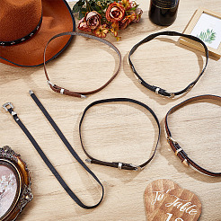 6 шт. 6 стиля кожаная повязка на шляпу&nbsp;AJEW-NB0006-83