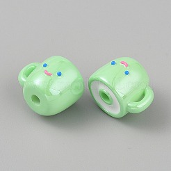 Непрозрачные акриловые бусины&nbsp;SACR-WH20001-02D