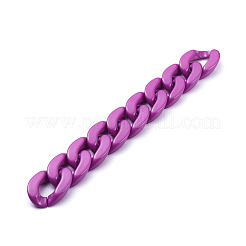 Catene di cordoli in acrilico opaco fatto a mano&nbsp;AJEW-JB00564-03