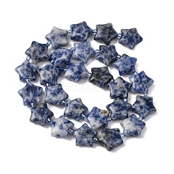 Natürliche blaue Fleck Jaspis Perlen Stränge&nbsp;G-K359-E11
