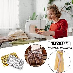 2 карточка 2 цвета полиэстер занавеска декор&nbsp;AJEW-OC0002-66B