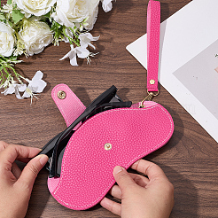 1 шт. футляр для очков из искусственной кожи&nbsp;AJEW-CN0005-54B