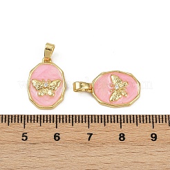 Латунные микро проложить кубического циркония подвески&nbsp;KK-C093-05G-02