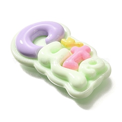 Непрозрачные кабошоны из смолы&nbsp;RESI-D275-02D