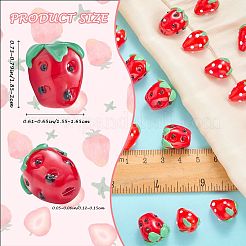 Perle di lampwork fatte a mano da 10 pz&nbsp;LAMP-P-SZ0001-74