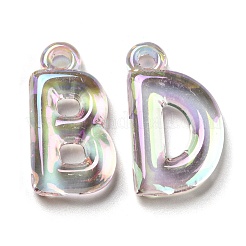 Прозрачные акриловые подвески с УФ-покрытием&nbsp;OACR-H022-08F