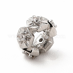 Стойки обшивки латунь кубического циркония европейский шариков KK-G458-10C-P