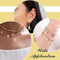 10 шт. 10 стиля латунные подвески с микропаве и кубическим цирконием&nbsp;KK-CJ0003-56