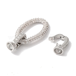 Овальная стойка с покрытием из латуни с микропаве&nbsp;KK-A225-14P