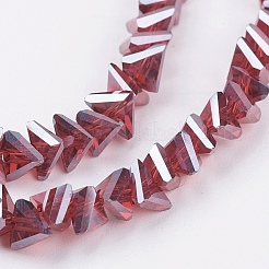 Стеклянные бусины с гальваническим покрытием &nbsp;EGLA-J145-6mm-PL06