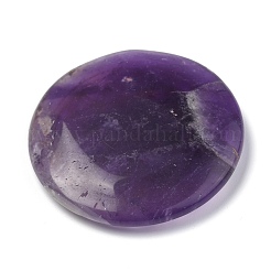Natürliche Amethyst-Cabochons mit Chakren-Motiven&nbsp;G-P001-22G