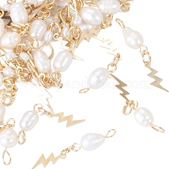 30 pendentif en perle de culture d'eau douce naturelle et laiton&nbsp;PALLOY-TAC0315