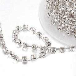 Железа горный хрусталь стразы цепи&nbsp;CHC-T002-SS6-01S-1