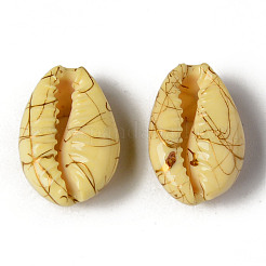 Бусины из натуральных раковин каури SSHEL-N0232-08