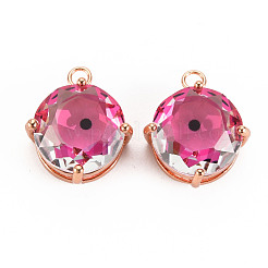 Прозрачные стеклянные подвески&nbsp;GLAA-S193-001D