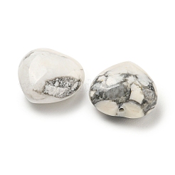 Perle di Howlite naturale&nbsp;G-P531-A09-01