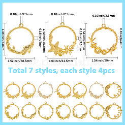 Подвески из сплава с покрытием на тему океана&nbsp;FIND-SC0014-95