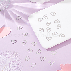 120 шт. Кольца-связки из нержавеющей стали 304 ко Дню святого Валентина&nbsp;STAS-ME0002-23