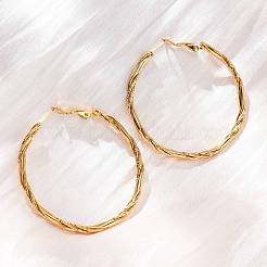 Серьги-кольца из нержавеющей стали 304&nbsp;EJEW-S250-01C-G