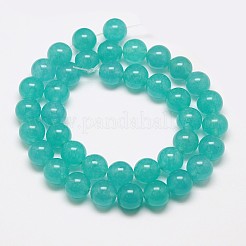 Chapelets de perles en jade de Malaisie naturelle&nbsp;X-G-M101-8mm-05