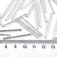 Galvanisieren Sie Glasperlen&nbsp;SEED-S043-02A-02