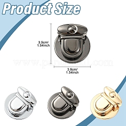 10 шт. застежки-замки для сумок из сплава&nbsp;FIND-YW0010-92B