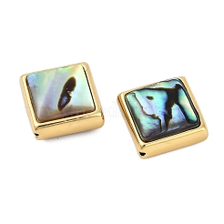 Бусины из натуральной ракушки пауа&nbsp;SSHEL-M024-03C-G