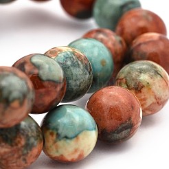 Synthetischen Meer weißer Jade runde Perle Stränge&nbsp;X-G-M165-6mm-04