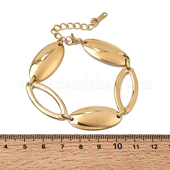 Bracelets à maillons ovales creux en acier inoxydable 304&nbsp;SA-CBAF6AD-06G