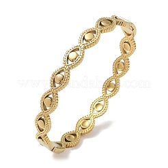 Bracciali rigidi con cerniera in acciaio inossidabile 304&nbsp;SA-CBAB92B-10G