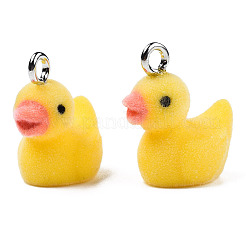 Кулоны из флокированной смолы&nbsp;X-RESI-N032-02A