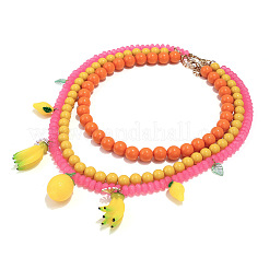 Colliers plastrons à un rang pour femmes&nbsp;WG73E1C-01