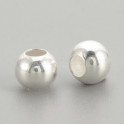 925 Sterling Silber Perlen&nbsp;STER-S002-12-6mm