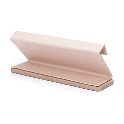 Деревянные обтянутые искусственной кожей стойки для серег&nbsp;EDIS-F004-01B