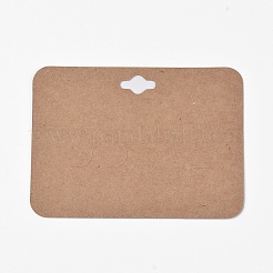 Дисплей картона карточки зажим волос&nbsp;LS-CDIS-WH0007-01