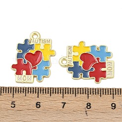 Pendente smaltati in lega&nbsp;FIND-I067-01G-01