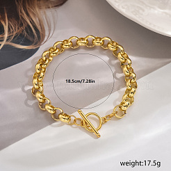 Bracelets à chaîne rolo classiques en laiton pour femmes&nbsp;DL2887-2