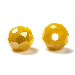 10 цветные гальванические стеклянные бусины&nbsp;EGLA-X0006-01E-4mm