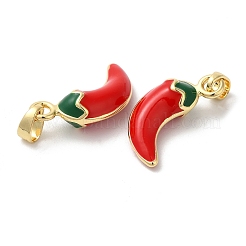 Подвески из латуни с эмалью в стойку&nbsp;KK-Z056-37G