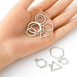 Подвески и звенья с открытой спиной из сплава&nbsp;PALLOY-YWC0002-01AS