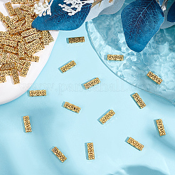 100 шт. многорядные звенья из сплава тибетского стиля&nbsp;FIND-GO0003-10AG