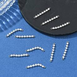Verbindungsanhänger mit durchsichtigem Zirkonia-Pavé aus Messing&nbsp;XGRQ3P971-639P