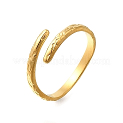 Кольца-манжеты из нержавеющей стали 304 простой линии открытого типа&nbsp;RJEW-M072-11G