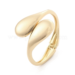 Шарнирные браслеты из сплава для женщин&nbsp;BJEW-D312-04G